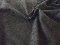 Faux Suede Suedette 100% Polyester Fabric Materia 170g - BLACK
